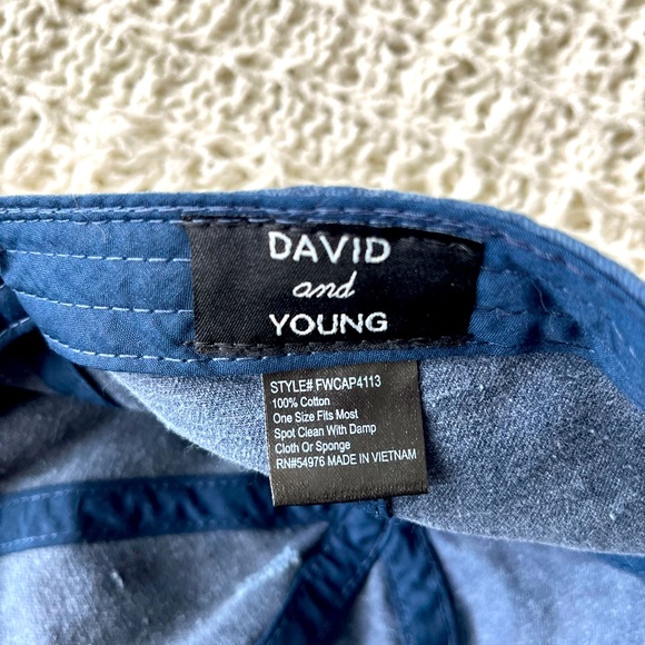 David and Young Baseball Cap - Distressed Denim - Picture 6 of 6